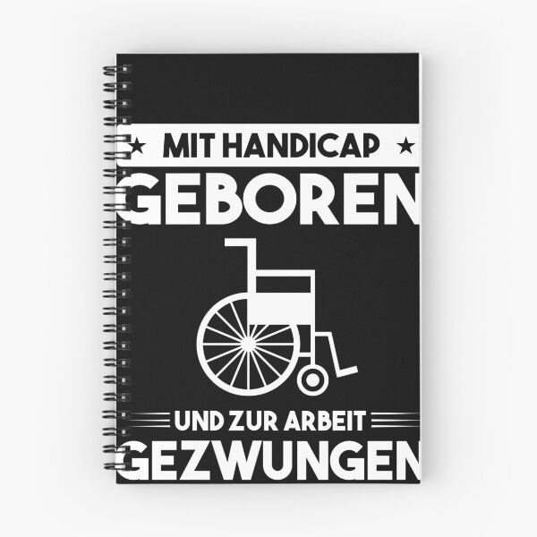 Item preview, MIT HANDICAP GEBOREN UND ZUR ARBEIT GEZWUNGEN designed and sold by Spirit-Designs.