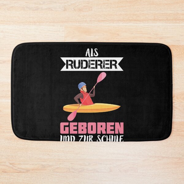 Item preview, ALS RUDERER GEBOREN UND ZUR SCHULE GEZWUNGEN designed and sold by Spirit-Designs.
