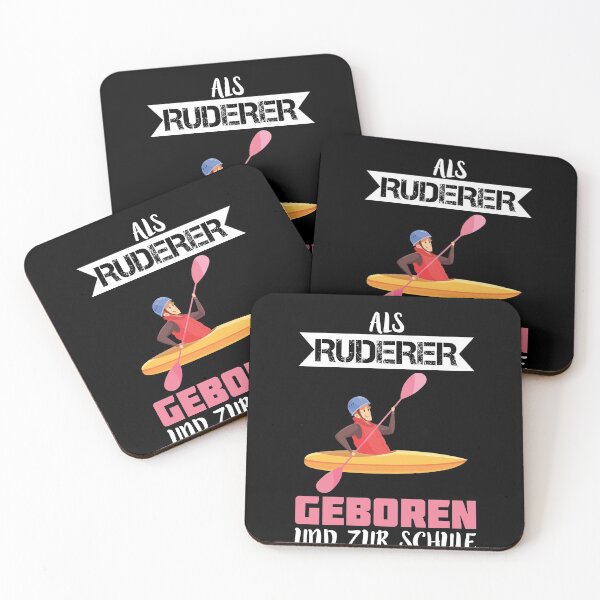 Item preview, ALS RUDERER GEBOREN UND ZUR SCHULE GEZWUNGEN designed and sold by Spirit-Designs.