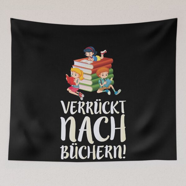 Item preview, VERRUeCKT NACH BUeCHERN designed and sold by Spirit-Designs.