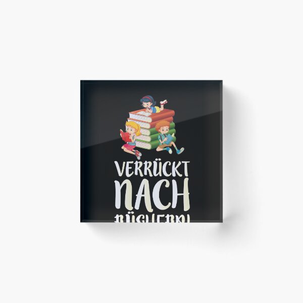 Item preview, VERRUeCKT NACH BUeCHERN designed and sold by Spirit-Designs.