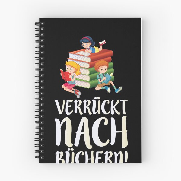 Item preview, VERRUeCKT NACH BUeCHERN designed and sold by Spirit-Designs.