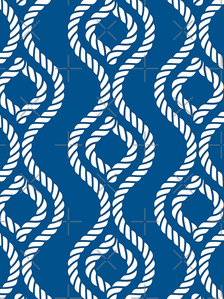 Thumbnail 3 of 3, Scarf, Marine Rope Pattern designed and sold by cotros.