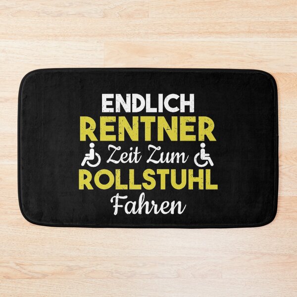 Item preview, ENDLICH RENTNER ZEIT ZUM ROLLSTUHL FAHREN designed and sold by Spirit-Designs.