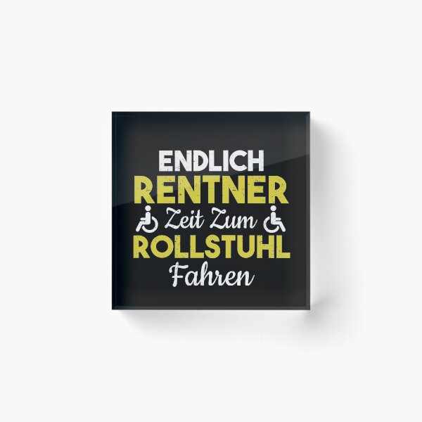Artikelvorschau, ENDLICH RENTNER ZEIT ZUM ROLLSTUHL FAHREN entworfen und verkauft von Spirit-Designs.
