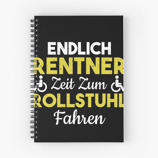 Item preview, ENDLICH RENTNER ZEIT ZUM ROLLSTUHL FAHREN designed and sold by Spirit-Designs.