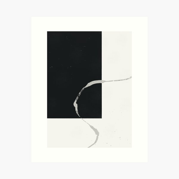 Item preview, Modern Minimalist Abstract in Black and White  designed and sold by kasamor.