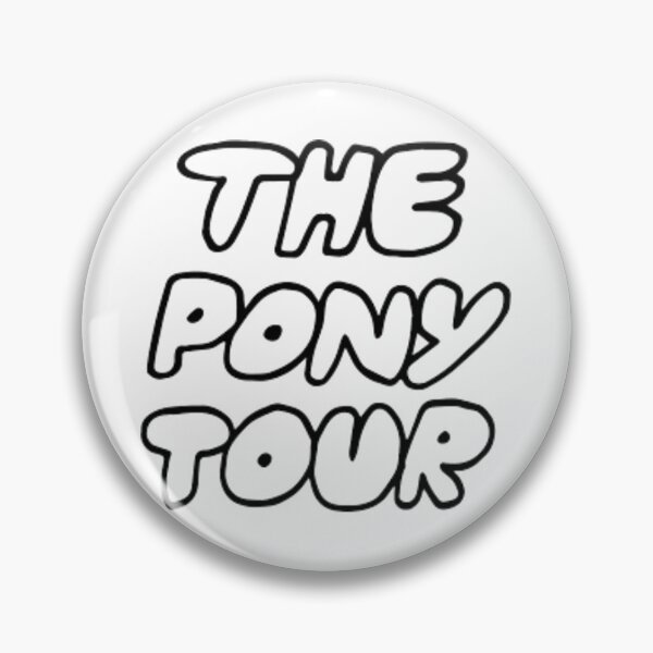 Item preview, The Pony Tour Rex Orange County Text (White and Black) designed and sold by hashtagFofa.
