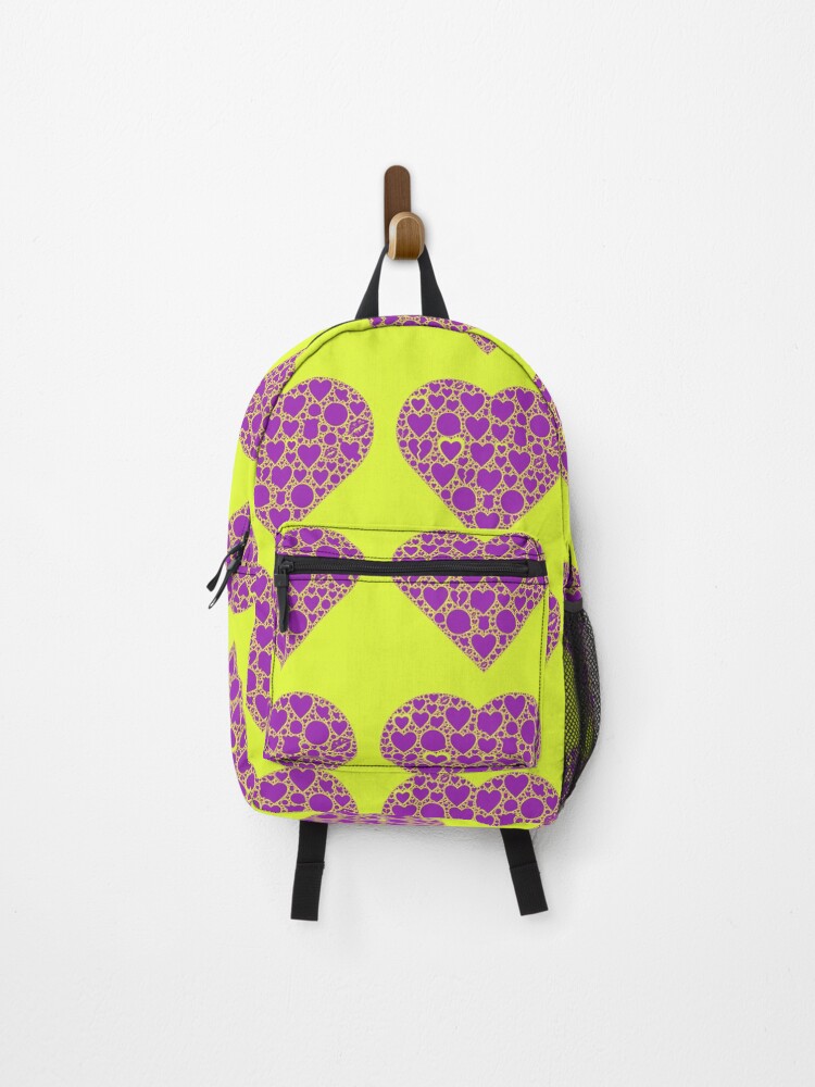 Thumbnail 1 of 3, Backpack, Heart pattern designed and sold by darshants.