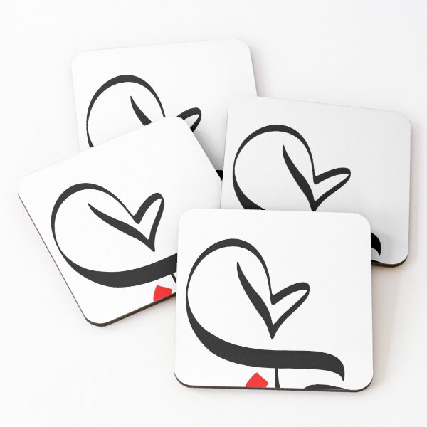 Item preview, LOVE - حبّ | Arabic Calligraphy Art designed and sold by RED by Arcanum Studio.