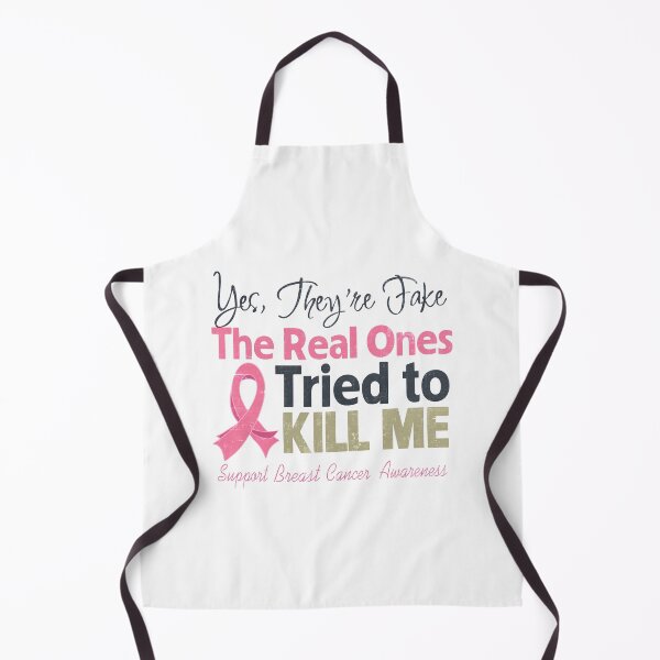 Item preview, They're Fake- Breast Cancer designed and sold by AngstHyphen.
