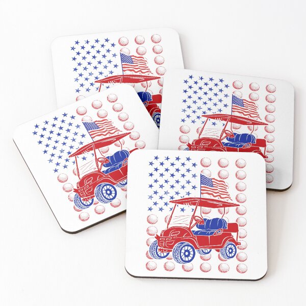 Item preview, Golf cart flag USA designed and sold by WaveOcean123.