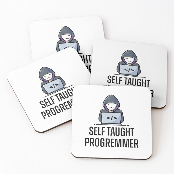 Item preview, SELF TAUGHT PROGREMMER DESIGN designed and sold by OxmatDesign.