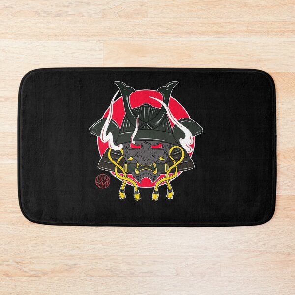 Item preview, Hannya and samurai helmet designed and sold by Ukiyograph.