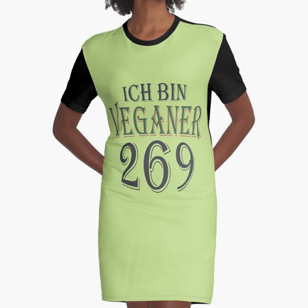 Ich bin Veganer - 269 T-Shirt Kleid