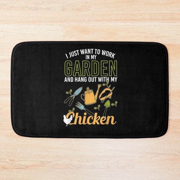 Item preview, I Just Want To Work In My Garden And Hang Out With Chickens Gift  designed and sold by mchargue12.