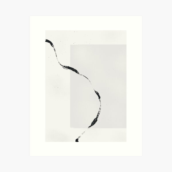 Item preview, Minimalist Abstract in Neutral Soft White and Beige designed and sold by kasamor.