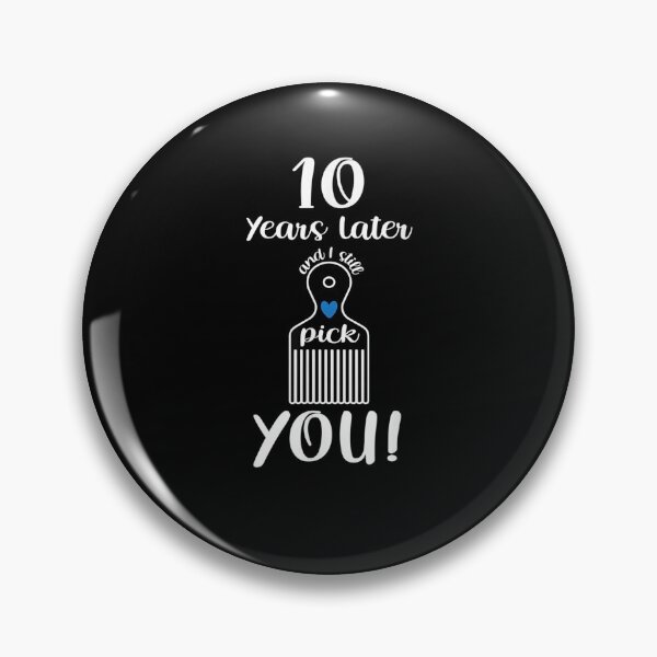 Item preview, African American 10th Anniversary Afro Hair I Still Pick You Gift  designed and sold by sheilase.