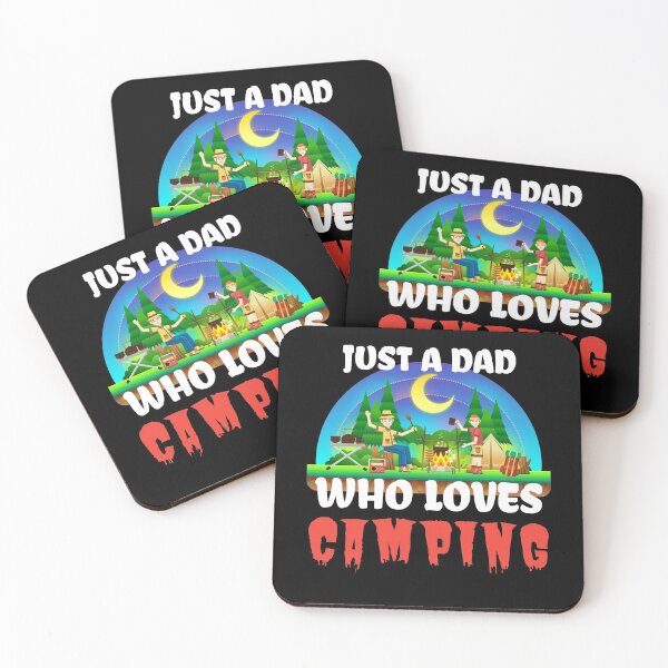 Item preview, Just A Dad Who Loves Camping designed and sold by medbdj.