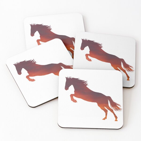 Item preview, Jumping horse silhouette designed and sold by Erica Creutz.