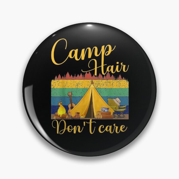Artikelvorschau, Camp Hair kümmert sich nicht um lustiges Camping Camper Geschenk entworfen und verkauft von sheilase.