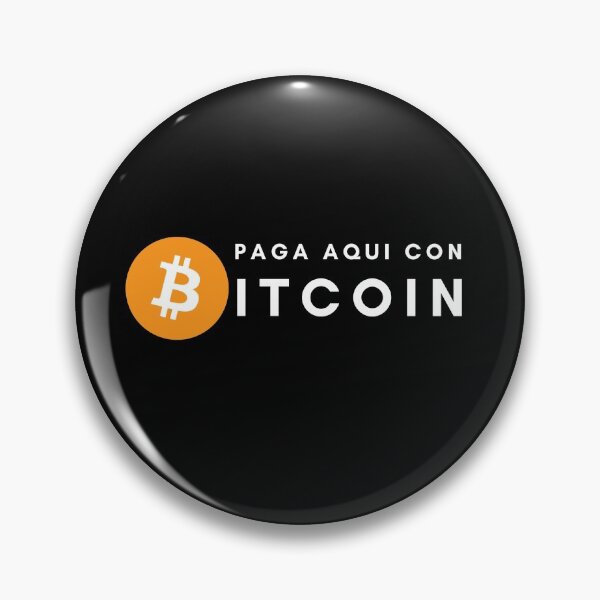 Item preview, Paga aqui con Bitcoin designed and sold by The Agreeable Raven.