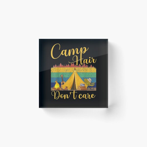Item preview, Camp Hair Don't Care Funny Camping Camper Gift  designed and sold by sheilase.