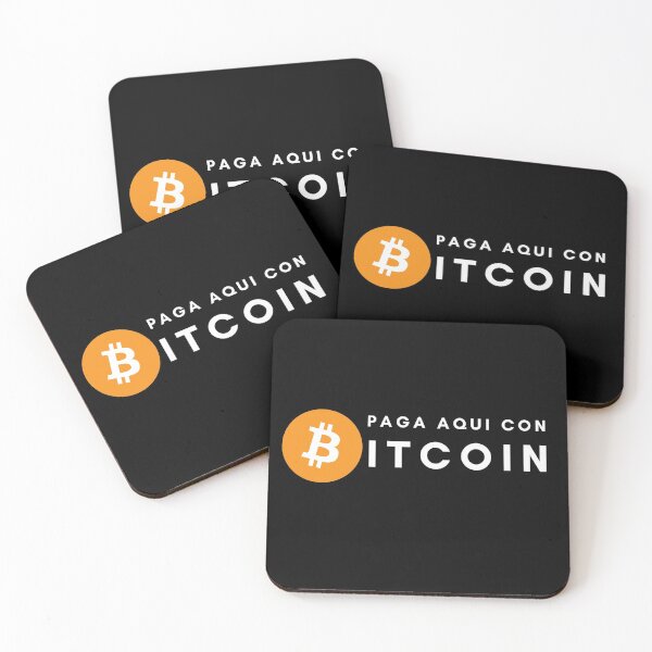 Item preview, Paga aqui con Bitcoin designed and sold by The Agreeable Raven.