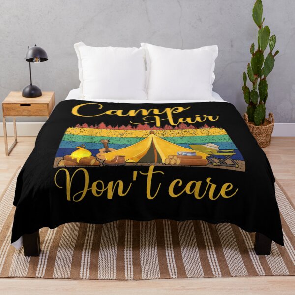 Item preview, Camp Hair Don't Care Funny Camping Camper Gift designed and sold by sheilase.