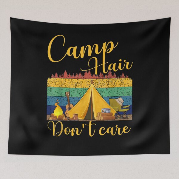 Item preview, Camp Hair Don't Care Funny Camping Camper Gift  designed and sold by sheilase.