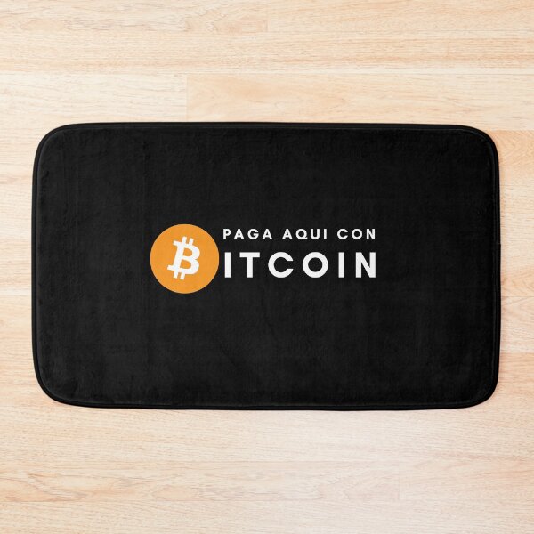 Item preview, Paga aqui con Bitcoin designed and sold by The Agreeable Raven.