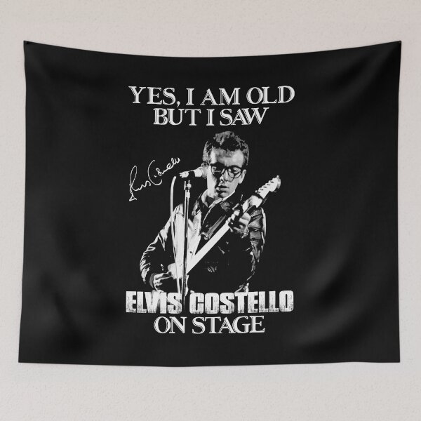 Item preview, Yes I'm Old But I Saw  Elvis Costello On Stage designed and sold by MohammedWard.