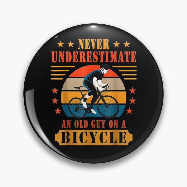Item preview, Never Underestimate An Old Guy On A Bicycle Cycling Gift  designed and sold by sheilase.