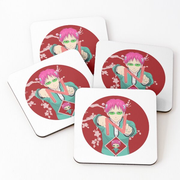 Item preview, The Disastrous Life of Saiki K. - Saiki Kusuo - Red Circle  designed and sold by ShirleyShrum.