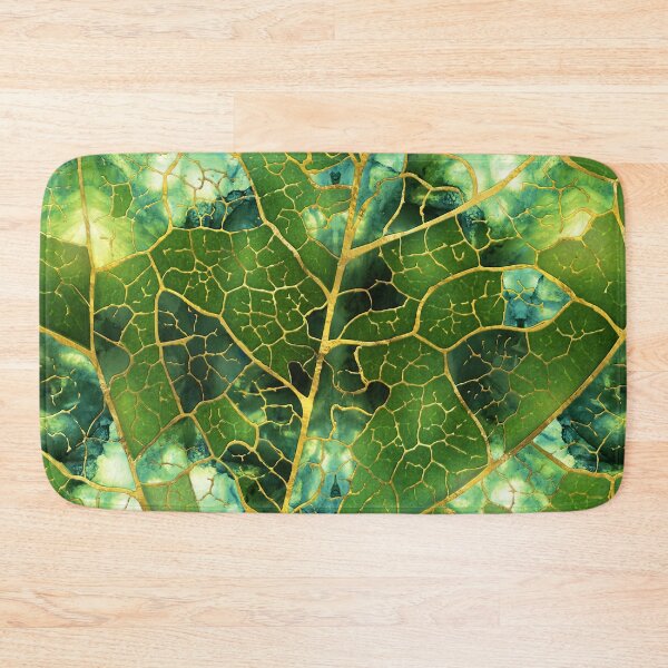 Item preview, Green Marble Leaf designed and sold by k9printart.