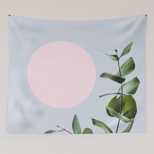 Item preview, 01_Simple plant with pink sun designed and sold by ESCAPZ.
