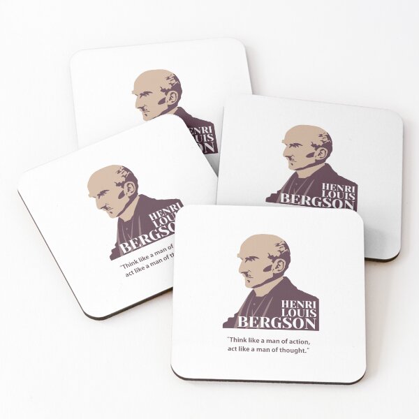 Item preview, Henri Louis Bergson, Bergson, philosopher, quotes, Think like a man of action, act like a man of thought. designed and sold by challengecafe.