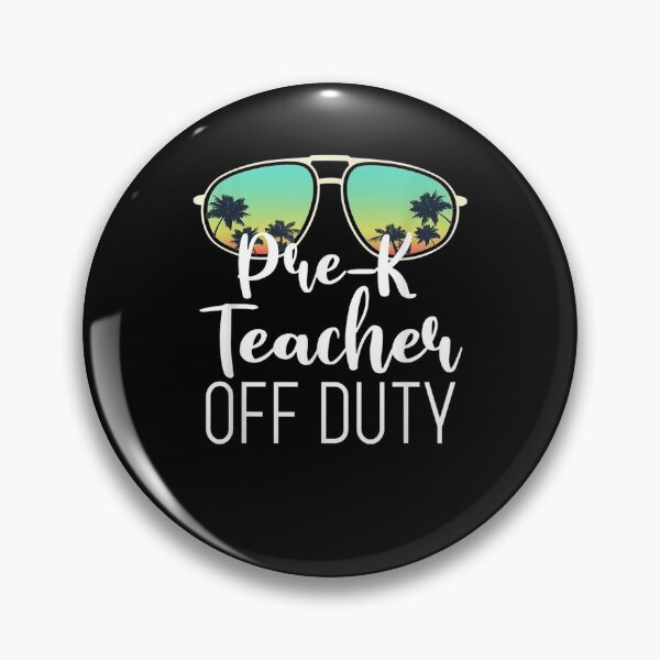 Item preview, Pre K Teacher Off Duty Sunglasses Beach Sunset Gift  designed and sold by sheilase.