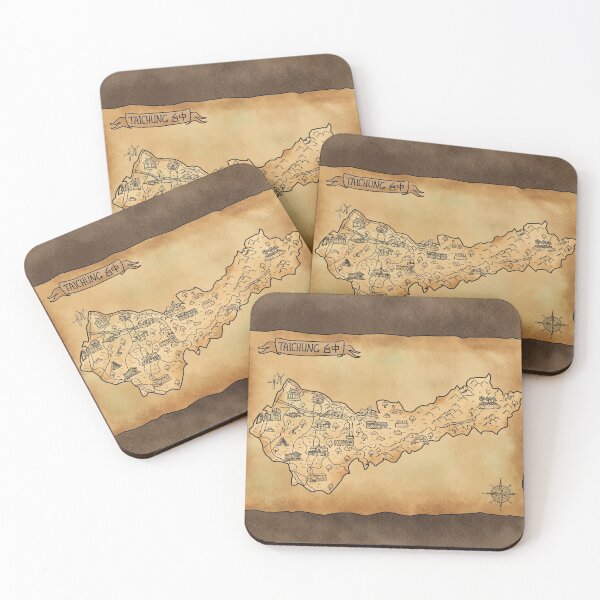 Item preview, Digital Vintage Map of Taichung (台中地圖) designed and sold by Sheridan T.