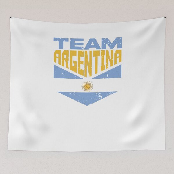 Item preview, Team Argentina Distressed Flag, Vintage Supporter designed and sold by ramenrose.