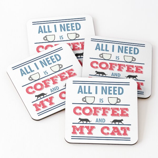 Item preview, All I Need Is Coffee And My Cat | Coffee Lovers | Cat Owners | Funny designed and sold by Minimalwiz.