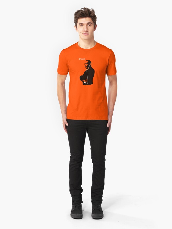 Alternate view of iDream - Martin Luther King Slim Fit T-Shirt