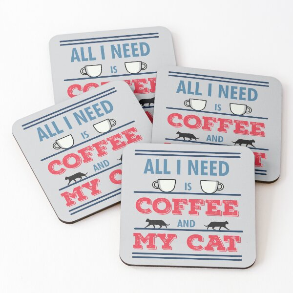 Item preview, All I Need Is Coffee And My Cat | Coffee Lovers | Cat Owners | Funny designed and sold by Minimalwiz.