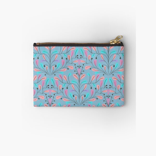 Item preview, Diseño floral diamante azul rosa patrón designed and sold by Flofloart.