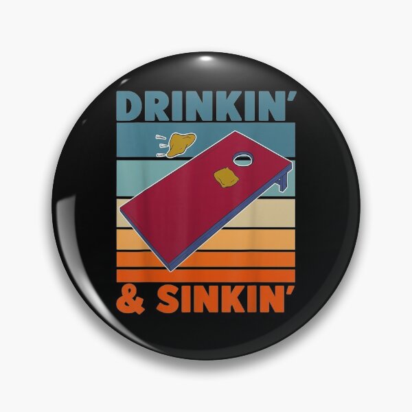 Item preview, Drinkin And Sinkin Funny Cornhole Apparel For Best Corn Hole Gift  designed and sold by mchargue12.