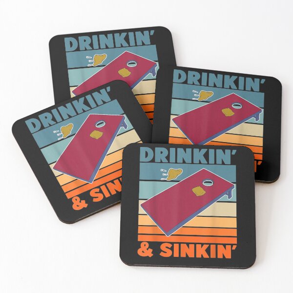 Item preview, Drinkin And Sinkin Funny Cornhole Apparel For Best Corn Hole Gift  designed and sold by mchargue12.