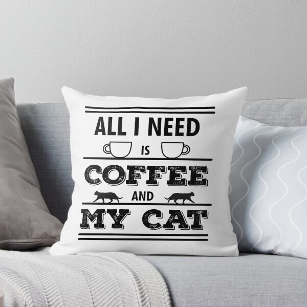 Item preview, All I Need Is Coffee And My Cat | Coffee Lovers | Cat Owners | Funny designed and sold by Minimalwiz.
