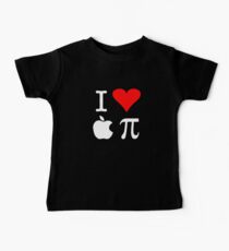 I Love Apple Pi Baby Tee