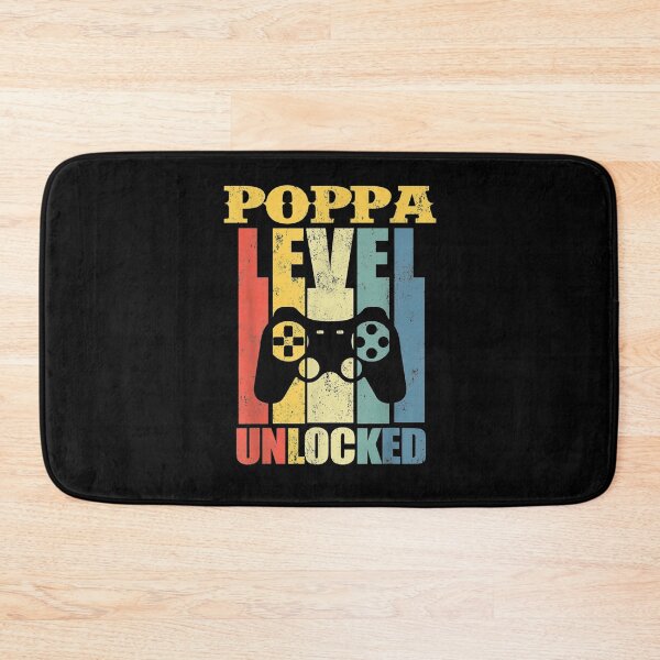 Item preview, Mens Poppa Level Unlocked Vintage Soon To Be Father's Day Gift  designed and sold by sheilase.