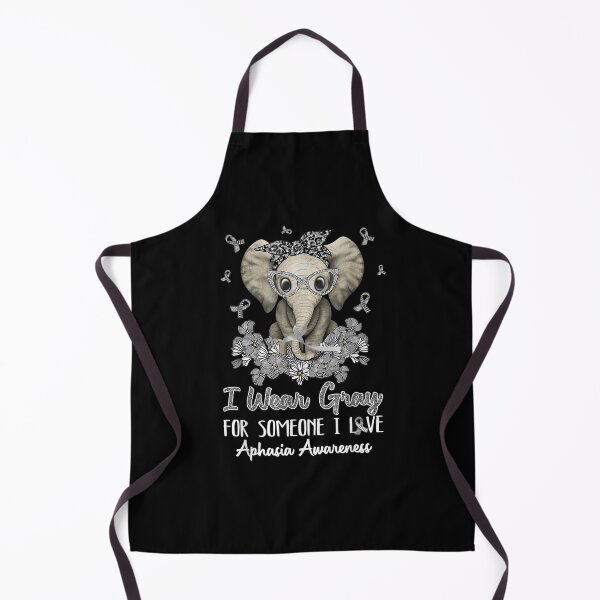 Item preview, I Wear Green Support For Aphasia Awareness Ribbon Elephant Gift designed and sold by mchargue12.
